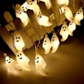 Miniatyrbillede 1 af 3: Halloween String Lights 30 LED Pumpkin Spirit Light til udendørs lys String jule halloween fest Park Opvaskemaskine W