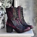 Pikkukuva 4 / 4: Naisten Retro Mid Martin -nahkasaappaat Black 35