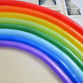 Miniatyrbillede 4 af 5: Macaron lang ballon mat lang ballon 1,8 g Macaron blandet farve 100,