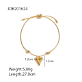 Miniatyrbillede 1 af 5: Armbånd Pink Heart Daily Outfit Metallic Element B1521
