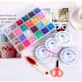 Miniatyrbild 3 av 5: Förpackad mjuk keramikhalsband Armband gör-det-själv smycken Set med skivade pärlor -Färg5