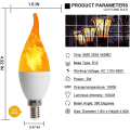 Miniatyrbild 2 av 5: LED Candle Flame Lamp Simulering Flame Lamp