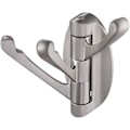 Miniatyrbillede 1 af 5: Solid metal drejekrog Heavy Duty Folde Svingarm Triple Frakkekrog Med Multi Tre foldbare Arme Håndklæde/tøj Ophæng Til Badeværelse Køkken Garage