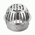 Miniatyrbillede 1 af 5: Gulvafløb i metal, plug-in type, konveks (110 mm)