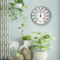Miniatyrbild 5 av 5: 12" utomhustermometer stora siffror - 2 i 1 trådlös inomhustermometer för utomhusbruk Hygrometertermometer, Hygrometer Wal
