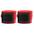 2 st 2,5 m elastisk rem boxning Sanda Muay Thai MMA Taekwondo bandage handlindor (röd)