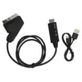 SCART til HD Multimedia Interface Konverter Adapter 1080P Audio Video Kabel DC 5V