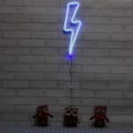 Miniatyrbillede 3 af 4: LED ins lynformede neonlys (blåt lys),