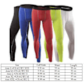 Pikkukuva 2 / 2: miesten ohuet leggingsit Red XL