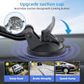 Miniatyrbillede 4 af 5: Universal Car Dashboard Tablet Holder, 360 graders rotation, TPU sugekop limstift, kompatibel med iPad Mini 4/3/2/
