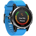 Miniatyrbillede 2 af 4: Garmin Fenix6S rem, (belagt sort spænde) Himmelblå
