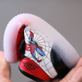Miniatyrbillede 2 af 5: Drenge Sportssko Spiderman Light Up Sneakers Børn Led Glødende løbesko 24 Red Plus Cotton