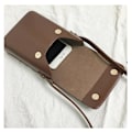 Miniatyrbillede 3 af 5: Håndtasker til crossbody telefontaske damepung lille blød pu læder cellepung mini skuldertaske med strop kortpladser A916-444