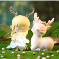 Pikkukuva 2 / 3: GroupM Cartoon Deer Night Light, Pöytähartsikoristelu (keltainen)