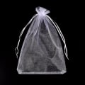 Miniatyrbillede 2 af 2: Transparent net sandsæk, 7*9cm, hvid, 50 stk