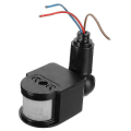 Miniatyrbillede 4 af 5: 110-220v Pir Infrarød Automatisk Bevægelsessensor Detektor Væglampe Switchc