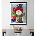 Miniatyrbild 2 av 3: Snögubbe 5D diamond painting (30x40)