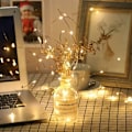 Pikkukuva 3 / 5: Solar String Lights, 20M 200 LED Outdoor Solar String Lights, 8 Patterns vedenpitävä kuparilanka koristeet Garden Pa