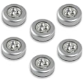 Miniatyrbillede 1 af 5: 6 stk 3LED klappelys berøringslys trehovedet tryklys bil bagkasse lys kan indsættes uden batteri