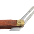 Miniatyrbillede 2 af 3: Firkant og affasning med håndtag af hårdttræ, tømrerfirkant med klinge i rustfrit stål 220mm/270mm