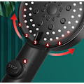 Pikkukuva 4 / 5: Suihkusuutin Six Function Handheld Silicone Suihkusuodattimen paineinen kädessä pidettävä suutin (Six Gears Silver)