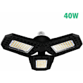 Miniatyrbillede 1 af 5: Led garagelys, belysningsforvrængning High Bay-lys, fabrikslager Foldeligt trebladslys 6000K hvidt lys 40W