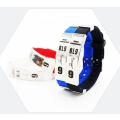 Miniatyrbillede 3 af 3: Stjerne med silikone armbåndsring (sort)