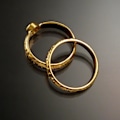 Miniatyrbillede 5 af 5: 2 stk fingerringe gravering rød faux perle dame geometriske rhinsten ringe til bryllup US 8