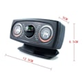 Pikkukuva 3 / 3: GrouopM-autoopas Bal Balance Meter Tasapainomittari Auton Kaltevuusmittari Autotarvikkeet Kolme yhdessä (125*65*50MM)