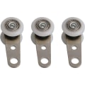 Pikkukuva 2 / 5: 10 set erkkeri-ikkunoihin tai liukuoviin - metallia ja muovia - 4,4 x 2,3 cm