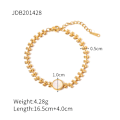 Miniatyrbillede 1 af 5: Armbånd Wheat Ear Daily Outfit Metallic Element B1411