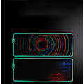 Miniatyrbillede 2 af 4: Oversized RGB Gaming Luminous Mouse Pad Symphony Led spil anime lysende musemåtte 400*300*3mm
