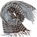 Miniatyrbild 1 av 4: Houndstooth rutig scarf höst och vinter student sjal matchande varm scarf (brun)