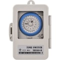 Miniatyrbild 2 av 5: 24 timmars mekanisk timer 15 minuters timer Timer IP53 Skyddsklass med batteri TB388R AC100-240V Grå
