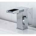 Miniatyrbillede 3 af 3: Vandfald varmt og koldt bordplade håndvask håndvask badeværelsesskab vandhane toilet Nordic fuld kobber kreativ armatur