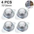 Miniatyrbillede 1 af 5: Piao Små kuglehjul Heavy Duty transportørrulle 4 stk kuglehjul Nylon kugleoverførsel Møbler Maskiner og bagage glidende overførsel 1 inch