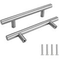 Miniatyrbillede 1 af 5: 2 stk skabsgreb, skuffehåndtag, aluminiumslegering (sølv, hulafstand: 96 mm)