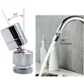 Pikkukuva 3 / 5: (Universal Dual Mode All Copper Aerator + Copper Adapter) Roiskesuojattu ilmastin keittiöön ja kylpyhuoneeseen