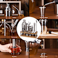 Miniatyrbillede 5 af 5: Bartender Cocktail Kit 23-delt shaker rustfrit stål shaker stativ til blandede drinks Martini Bar Værktøj (Størrelse: Boston Sh