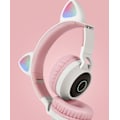 Pikkukuva 3 / 4: Cute Cat Ears langattomat kuulokkeet sarjakuvapelikuulokkeet red