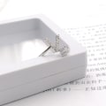 Miniatyrbild 2 av 3: Ring Justerbar Open End Koppar Brev Kvinnor Finger Smycken För Dejting X