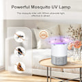 Miniatyrbild 2 av 5: Mosquito Killer Lamp, Mosquito Killer Light Elektrisk Flugdödare inomhus, UV Mosquito Zapper USB Bärbar Fysisk Flugdödare För Sovrum Camping Och Ou