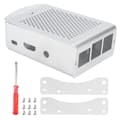 Raspberry Pi 3 B 2B Moderkort Aluminiumlegering Kylande Skyddsfodral Silver