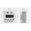 Miniatyrbillede 5 af 5: 110V Timer Switch Digital Elektronisk LCD Tidsrelæ Switch Programmerbar LCD Digital Mikrocomputer Mini Kontrol Power Tim