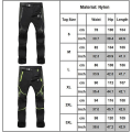 Miniatyrbillede 2 af 2: Herre Colorblock Vandrebukser med Zip-bukser Black And Gray M
