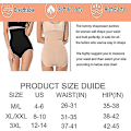 Miniatyrbillede 4 af 5: Kvinders højtaljede mave-thong Shapewear Red M and L