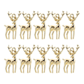 Miniatyrbild 3 av 4: 12 st Julelement Berlocker Legering Rådjursfigur Jul Diy Berlocker