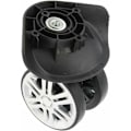 Miniatyrbillede 5 af 5: Kartokner 2 Stk Dobbelt Rulleje Hjul Trolly Kuffert Hjul 360 Swivel Reparations-Part