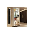 Miniatyrbillede 1 af 3: Home Decoration Acryl Stereo Mirror Branch 3D Wall Sticker (sølv 100*28cm) til hjem og have dekoration