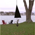 Miniatyrbillede 5 af 5: Vindklokker Udendørs Trekant Vindklokker Creative Yard Smedejern Metal Wind Chimes (Triangle Wind Chimes 2)